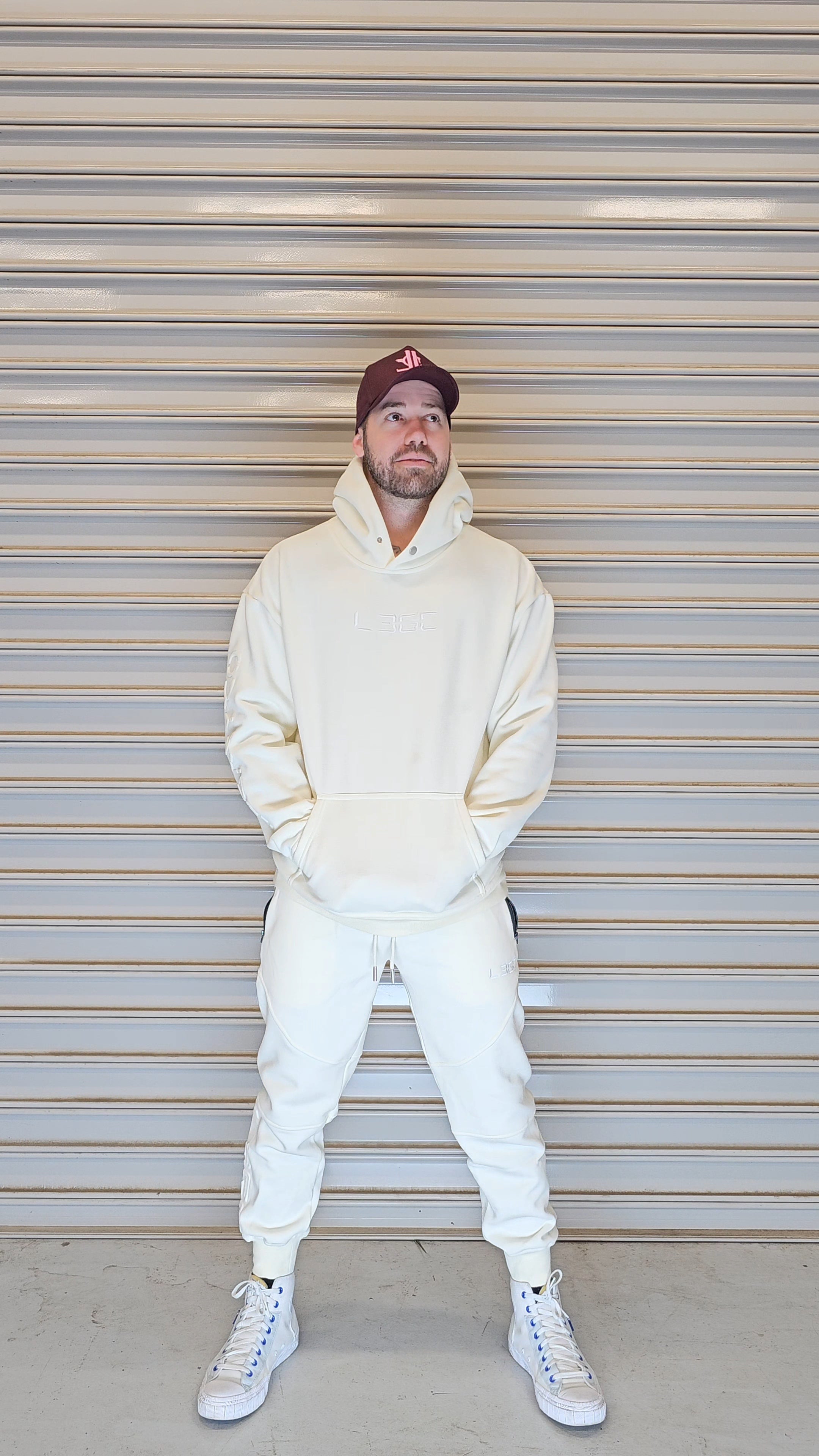 Embossed hoodie